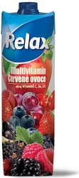 Relax multivitamin červené ovoce 25% 1 l